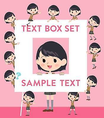 EPS 해외이미지 캐릭터 학생 디자인 여자 백그라운드 일러스트 통신 학교 간판 프레임 세트 상자 우주 공백 정보 메시지 변화 플랫 천 네비게이션 타이틀 표제 카피스페이스 해외일러스트 일러캐릭터 교육 컨셉 사람 직물 파일형식 벡터 이미지허브