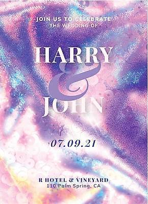 EPS 해외이미지 디자인 일러스트 사람없음 그래픽 반짝임 컬러풀 청첩장 그라데이션 홀로그램 해외202309 해외일러스트 컬러 모션 카드_감사 파일형식 벡터 이미지허브