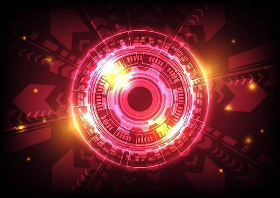 EPS 해외이미지 백그라운드 일러스트 사람없음 디지털 사이버 UI SF 해외일러스트 파일형식 벡터 이미지허브