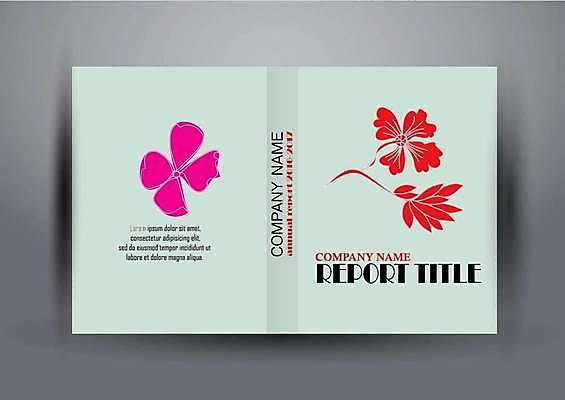 EPS 해외이미지 표지디자인 표지 꽃 북커버 일러스트 비즈니스 사람없음 책 민트색 책등 표지샘플 해외일러스트 식물 컬러 파일형식 벡터 이미지허브