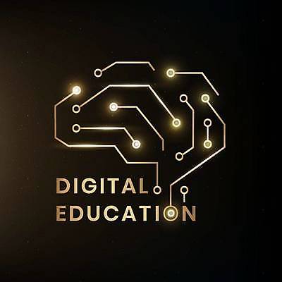 EPS 해외이미지 디자인 교육 일러스트 사람없음 그래픽 디지털 검은색 금색 심볼 뇌 브랜딩 해외일러스트 컬러 파일형식 벡터 이미지허브