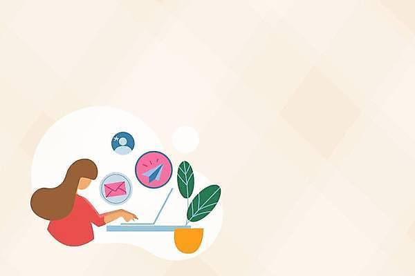 EPS 해외이미지 디자인 여자 백그라운드 잎 일러스트 비즈니스 한명 성인 노트북 비즈니스우먼 이메일 종이비행기 얼굴없음 성인여자한명만 카피스페이스 해외일러스트 식물 1 사람 전자제품 공백 직장인 종이접기 여자한명만 성인여자만 파일형식 벡터 이미지허브