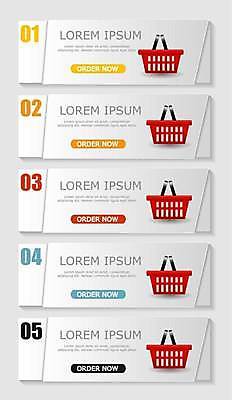 EPS 해외이미지 일러스트 비즈니스 사람없음 그래픽 숫자 자료 인포그래픽 장바구니 엘리먼트 목차 해외일러스트 문자 쇼핑 바구니 파일형식 벡터 이미지허브