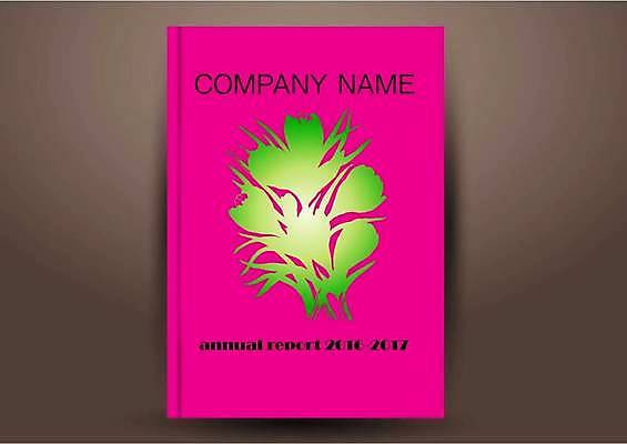 EPS 해외이미지 표지디자인 표지 꽃 분홍색 잎 북커버 일러스트 비즈니스 사람없음 책 표지샘플 해외일러스트 식물 컬러 파일형식 벡터 이미지허브