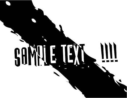 EPS 해외이미지 디자인 일러스트 붓터치 사람없음 검은색 질감 그런지 해외일러스트 컬러 파일형식 벡터 이미지허브