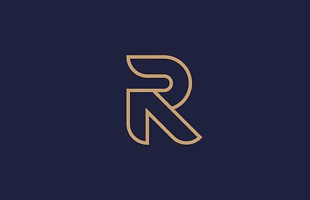 EPS 해외이미지 백그라운드 라인일러스트 일러스트 사람없음 남색 심볼 R 해외일러스트 알파벳 컬러 파일형식 벡터 이미지허브