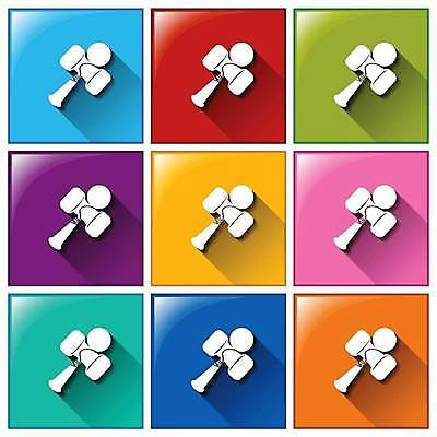 EPS 해외이미지 일러스트 버튼 사람없음 컬러풀 장난감 해외일러스트 컬러 파일형식 벡터 이미지허브