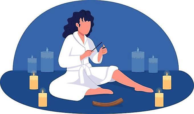 EPS 해외이미지 라이프스타일 배너 여자 포스터 선 백그라운드 컨셉 일러스트 요가 휴식 주택 건강 미술 그래픽 치료 웹 스파 화목 막대기 플랫 만화 연습 명상 질감 향기 심플 장면 아로마테라피 리빙 고립 돌봄 엘리먼트 스타일 해외일러스트 웰빙 인터넷 의학 모션 문화예술 사람 건물 생활 냄새 테라피 파일형식 벡터 이미지허브