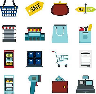 EPS 해외이미지 잡화 음식 돈 채소 가방 과일 일러스트 비즈니스 선반 건강 쇼핑 세트 세일 바구니 상점 카트 지갑 시장 플랫 선택 구매 상품 쇼핑몰 수집 계산대 고객 심볼 무역 진열장 상업 소매 슈퍼마켓 고립 엘리먼트 재 충고 해외일러스트 산업 가구 컨셉 재산 파일형식 벡터 이미지허브