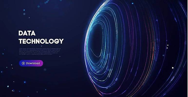 EPS 해외이미지 지구 곡선 그래픽백그라운드 일러스트 사람없음 그래픽 파란색 디지털 홀로그램 해외일러스트 선 컬러 백그라운드 파일형식 벡터 이미지허브