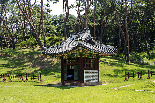 포토 JPG 주간 나무 한국전통 여행 유적지 풍경 사람없음 야외 여름 관광지 세계문화유산 문화재 역사 한국사 조선시대 남양주 비각 사릉 왕릉 조선왕릉 정순왕후 국내포토 자연요소 식물 전통 계절 고건축 한국 경기도 파일형식 왕후