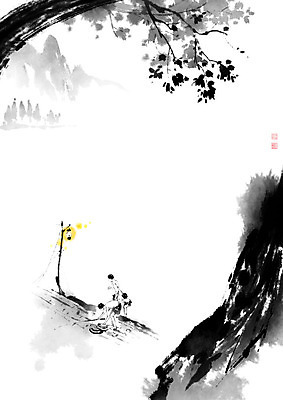 PSD 나무 남자 어린이 일러스트 캘리그라피 물놀이 붓터치 산 사람 풍경 소년 세명 물 친구 강 등불 추억 강가 번짐 소년만 국내일러스트 자연요소 식물 컨셉 관계 놀이 조명 남자만 어린이만 파일형식 효과