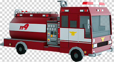 편집 편집이미지 누끼 사람없음 3D소스 3D 입체 디지털합성 오브젝트 소방차 PNG 119 로우폴리 편집소스 자동차 소방 전화번호 파일형식
