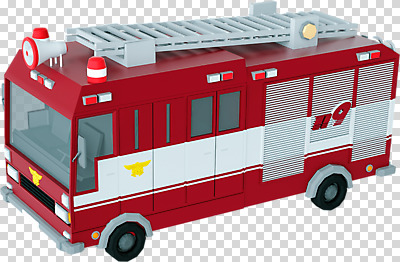 편집 편집이미지 누끼 사람없음 3D소스 3D 입체 디지털합성 오브젝트 소방차 PNG 119 로우폴리 편집소스 자동차 소방 전화번호 파일형식