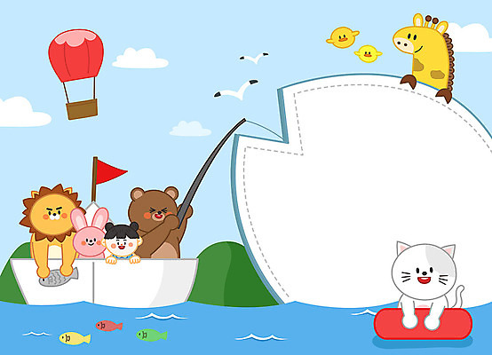 바다 동물캐릭터 여행 하늘색 여러마리 일러스트 곰 갈매기 낚시 산 프레임 병아리 한명 사람 소녀 친구 귀여움 고양이 열기구 깃발 토끼 사자 기린 종이배 튜브 프레임일러스트 소녀한명만 스쿨팩 국내일러스트 일러캐릭터 AI파일 동물 캐릭터 1 여자 어린이 다수 컨셉 포유류 관계 항공교통 조류 레저 파란색 반려동물 종이접기 여자한명만 소녀만 파일형식 벡터