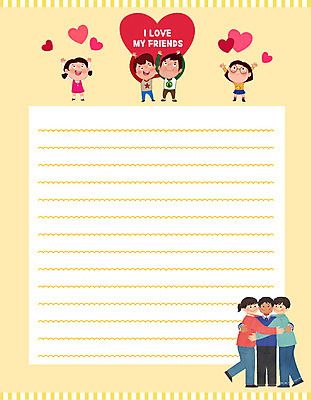 여자 교육 남자 어린이 일러스트 포옹 프레임 사랑 여러명 친구 우정 하트 편지 편지지 에듀 에듀케이션 프레임일러스트 어린이만 스쿨팩 국내일러스트 AI파일 모양 감정 다수 관계 안기 사람 파일형식 벡터