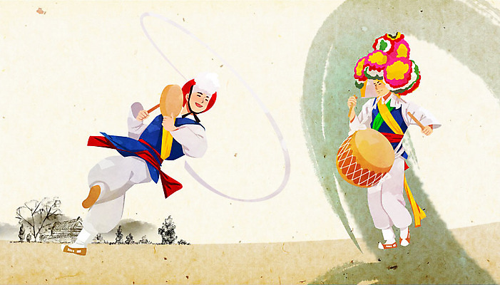 전신 PSD 한국전통 남자 연주 일러스트 국악기 사람 성인 두명 마을 풍물놀이 사물놀이 북 즐거움 소고 상모 상모돌리기 치기 성인남자만 국내일러스트 전통 감정 악기 음악 모션 타악기 한국 국악 전통놀이 전통공연 남자만 성인만 파일형식