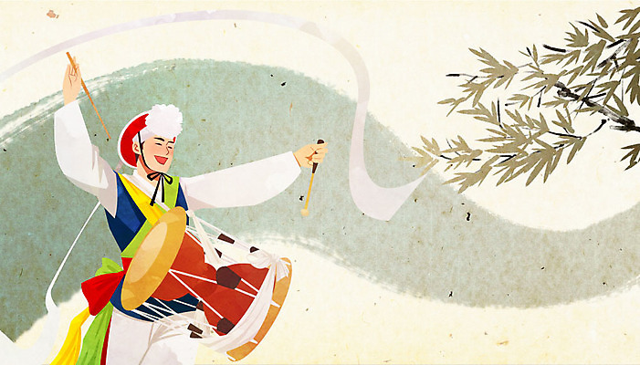 PSD 나무 한국전통 남자 연주 일러스트 붓터치 국악기 한명 사람 상반신 성인 풍물놀이 사물놀이 즐거움 장구 상모 성인남자한명만 국내일러스트 식물 1 전통 감정 악기 음악 타악기 한국 국악 전통놀이 전통공연 남자한명만 성인남자만 파일형식