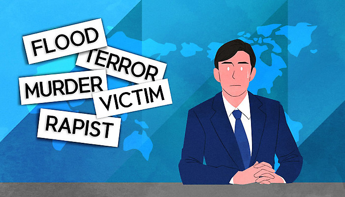 PSD 남자 감정 일러스트 스트레스 한명 사람 앉기 범죄 뉴스 아나운서 사회이슈 전달 곤란 우울증 성인남자한명만 감정노동자 국내일러스트 직업 1 컨셉 모션 질병 남자한명만 성인남자만 파일형식