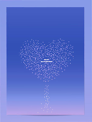 별 백그라운드 일러스트 밤하늘 프레임 사랑 사람없음 하트 남색 프레임일러스트 국내일러스트 AI파일 자연요소 모양 감정 컬러 하늘 야간 파일형식 벡터