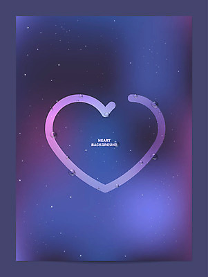 별 백그라운드 일러스트 프레임 사랑 사람없음 우주 물방울 하트 남색 그라데이션 프레임일러스트 국내일러스트 AI파일 자연요소 모양 감정 컬러 파일형식 벡터