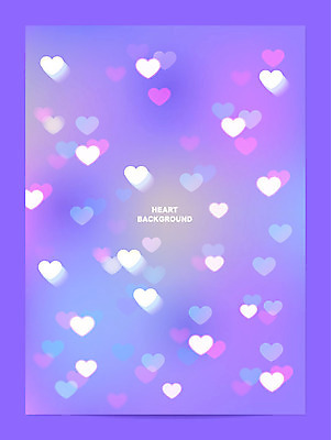 백그라운드 일러스트 프레임 사랑 사람없음 보라색 하트 보케 프레임일러스트 보케백그라운드 국내일러스트 AI파일 모양 감정 컬러 파일형식 벡터