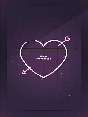 화살표 별 분홍색 백그라운드 일러스트 프레임 그림자 사랑 사람없음 하트 네온 프레임일러스트 국내일러스트 AI파일 자연요소 모양 감정 컬러 파일형식 벡터