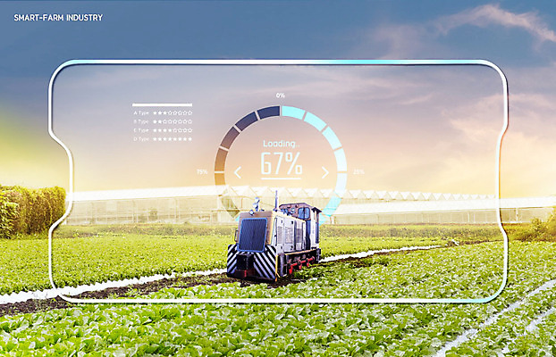 PSD 편집이미지 밭 농업 사람없음 컬러풀 농장 농기구 스마트 밭일 카피스페이스 스마트팜 이미지편집 산업 컬러 컨셉 공백 파일형식