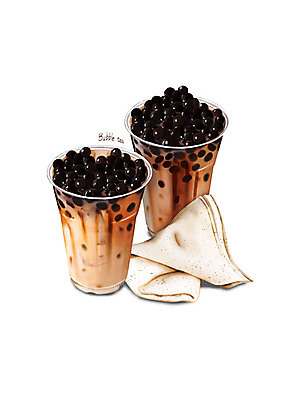 PSD 일러스트 디저트 사람없음 유행 달콤 행주 버블티 디테일 흑당버블티 국내일러스트 음료 음식 맛 청소도구 파일형식