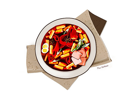 PSD 접시 종이 일러스트 디저트 사람없음 유행 천 디테일 마라떡볶이 국내일러스트 식기 음식 직물 떡볶이 퓨전음식 파일형식