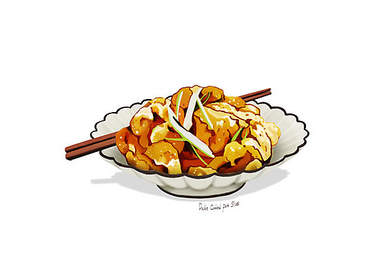 PSD 접시 일러스트 젓가락 디저트 사람없음 유행 디테일 꿔바로우 국내일러스트 식기 음식 수저 중식 파일형식