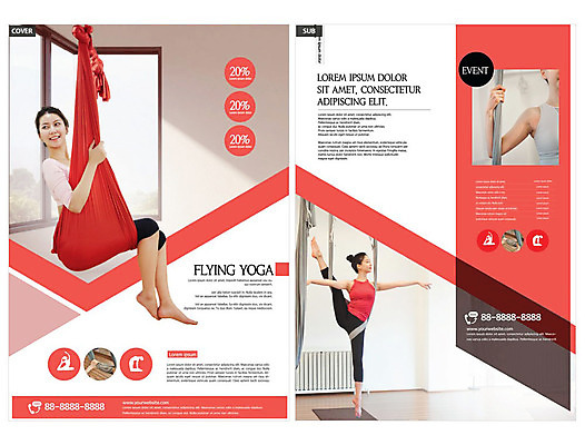 템플릿 여자 ZIP 리플렛 다이어트 요가 건강 20대 성인 빨간색 세명 운동 한국인 전단템플릿 전단 플라잉요가 성인여자만 인디자인 INDD 요가해먹 이미지템플릿 웰빙 컬러 사람 동양인 청년 홍보물 여자만 성인만 파일형식