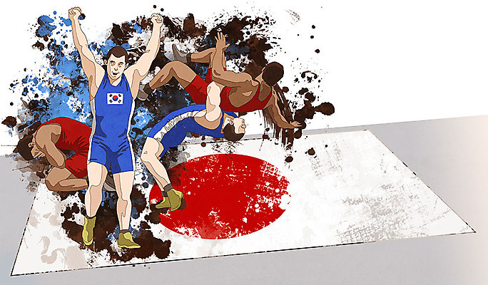 전신 PSD 남자 스포츠 포즈 올림픽 일러스트 들기 사람 여러명 성인 컬러풀 운동 만세 좌절 레슬링 레슬링선수 일장기 레슬링기술 성인남자만 국내일러스트 감정 컬러 다수 컨셉 모션 운동선수 기술 건강 격투기 국기 남자만 성인만 파일형식