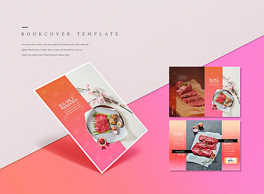 PSD 템플릿 표지디자인 북디자인 출판디자인 표지 꽃 ZIP 내지 리플렛 분홍색 북커버 생고기 육류 팜플렛 사람없음 쇼핑 세일 버섯 소고기 아스파라거스 한우 이미지템플릿 식물 컬러 채소 식재료 파일형식