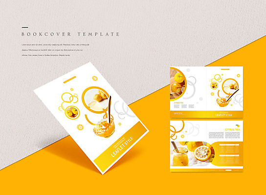 PSD 템플릿 표지디자인 북디자인 출판디자인 표지 ZIP 내지 리플렛 북커버 팜플렛 사람없음 노란색 숟가락 차 유자 유자차 유자청 과일차 이미지템플릿 음료 컬러 과일 수저 차_음료 파일형식 과일청