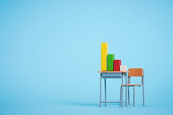 포토 JPG 스튜디오촬영 도형 교육 의자 비즈니스 그래프 실내 사람없음 금융 책상 막대그래프 파란배경 국내포토 가구 백그라운드 내부 경제 파란색 파일형식