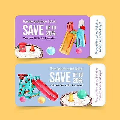 EPS 해외이미지 영어 하늘색 일러스트 공 타이포그라피 사람없음 세일 보라색 티켓 미끄럼틀 놀이터 상품권 모래놀이 해외일러스트 문자 모래 컬러 놀이 파란색 놀이기구 파일형식 벡터 이미지허브