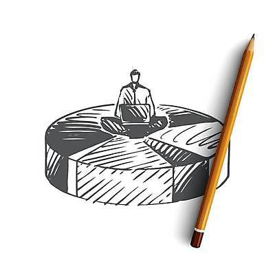 EPS 해외이미지 전신 남자 일러스트 비즈니스 한명 앉기 성인 노트북 비즈니스맨 스케치 손그림 원그래프 얼굴없음 성인남자한명만 해외일러스트 1 모션 그래프 미술 사람 전자제품 직장인 남자한명만 성인남자만 파일형식 벡터 이미지허브