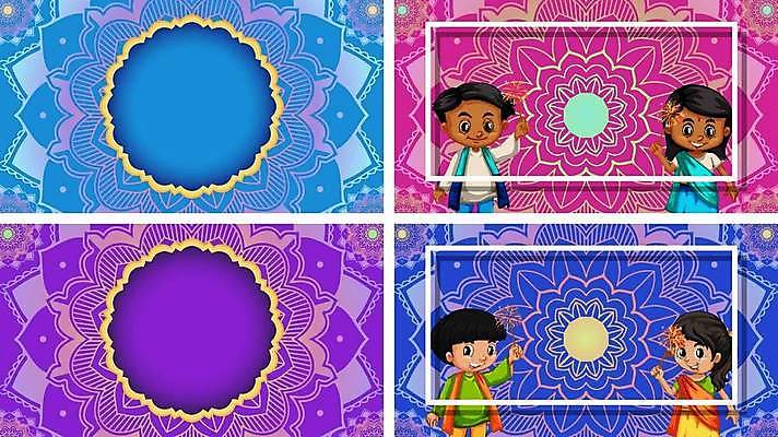 EPS 해외이미지 템플릿 전통 여자 남자 꽃 종교 어린이 백그라운드 컨셉 꽃무늬 패턴 일러스트 요가 자연 벽지 기념 프레임 사람 동양인 소년 장식 공백 원형 신비 만화 인도인 심볼 명상 부족 만다라 아랍어 테마 국경 해외일러스트 도형 외국인 식물 웰빙 무늬 인종 생태계 파일형식 벡터 이미지허브