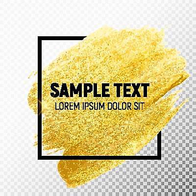 EPS 해외이미지 일러스트 붓터치 사각프레임 프레임 타이포그라피 사람없음 반짝임 노란색 사각형 질감 해외일러스트 도형 문자 컬러 모션 파일형식 벡터 이미지허브