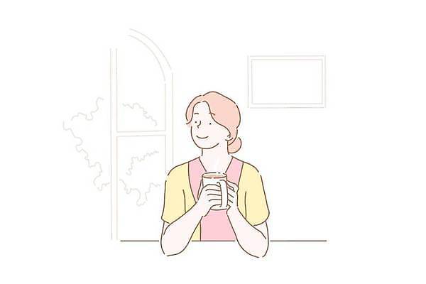 EPS 해외이미지 라이프스타일 손 응시 행복 감정 커피 음료 일러스트 아침 휴식 아파트 주택 사랑 미소 사람 앉기 컵 주방 카페 기쁨 방 머그컵 잡기 뜨거움 차 맛 아침식사 싱글 주부 단절 카페인 프리랜서 혼자 해외일러스트 주간 직업 식기 시선 컨셉 모션 표정 건물 생활 신체부위 상점 식사 파일형식 벡터 자연요소 건축물 건축 이미지허브