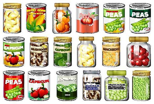 EPS 해외이미지 클립아트 잡화 음식 백그라운드 토마토 채소 과일 일러스트 재료 포장 건강 스파게티 옥수수 요리 미술 그래픽 세트 그룹 캔 수프 상품 컨테이너 만화 수집 먹기 파인애플 오브젝트 그림 올리브 완두콩 햄 패키지 수납 통조림 고립 식용 시리즈 해외일러스트 열매 산업 모션 문화예술 콩 곡류 파스타 육류 열대과일 파일형식 벡터 이미지허브