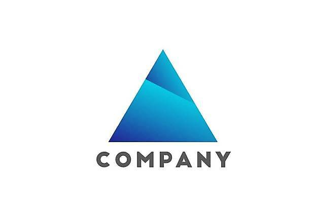 EPS 해외이미지 디자인 알파벳 일러스트 추상 타이포그라피 사람없음 파란색 삼각형 심볼 심플 A 레터링 스타일 해외일러스트 도형 문자 영어 컬러 무늬 파일형식 벡터 이미지허브