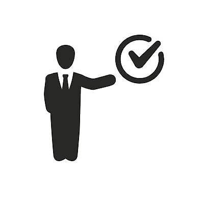 EPS 해외이미지 일러스트 비즈니스 사람모양 사람없음 체크표시 승인 해외일러스트 모양 확인 파일형식 벡터 이미지허브