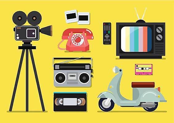 EPS 해외이미지 디자인 일러스트 사람없음 그래픽 세트 3D 텔레비전 스쿠터 카세트테이프 클래식 리모컨 전화기 오브젝트 복고 아날로그 폴라로이드사진 비디오테이프 촬영카메라 카세트라디오 해외일러스트 컨셉 전자제품 카메라 오토바이 디지털합성 라디오 폴라로이드 파일형식 벡터 이미지허브