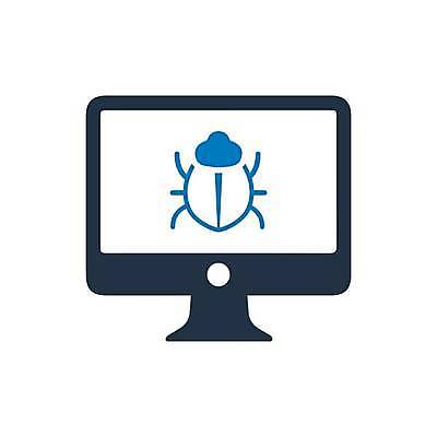 EPS 해외이미지 일러스트 컴퓨터 바이러스 벌레 위협 보안 감염 악성코드 해외일러스트 곤충 안전 전자제품 파일형식 벡터 이미지허브