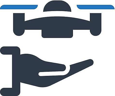 EPS 해외이미지 일러스트 사람없음 손모양 드론 해외일러스트 모양 파일형식 벡터 손_신체부위 이미지허브