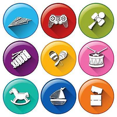EPS 해외이미지 일러스트 사람없음 세트 컬러풀 장난감 블록 원형 게임기 종이비행기 실로폰 작은북 돗단배 마라카스 흔들목마 켄다마 해외일러스트 도형 컬러 배_교통 타악기 전통놀이 목마 북 종이접기 일본전통 파일형식 벡터 이미지허브