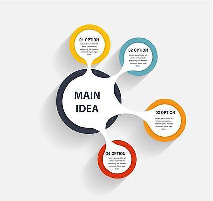EPS 해외이미지 일러스트 비즈니스 사람없음 그래픽 숫자 자료 인포그래픽 원형 엘리먼트 목차 해외일러스트 도형 문자 파일형식 벡터 이미지허브
