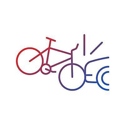 EPS 해외이미지 일러스트 자동차 사람없음 자전거 충돌 교통사고 해외일러스트 육상교통 바이크 사건 파일형식 벡터 이미지허브